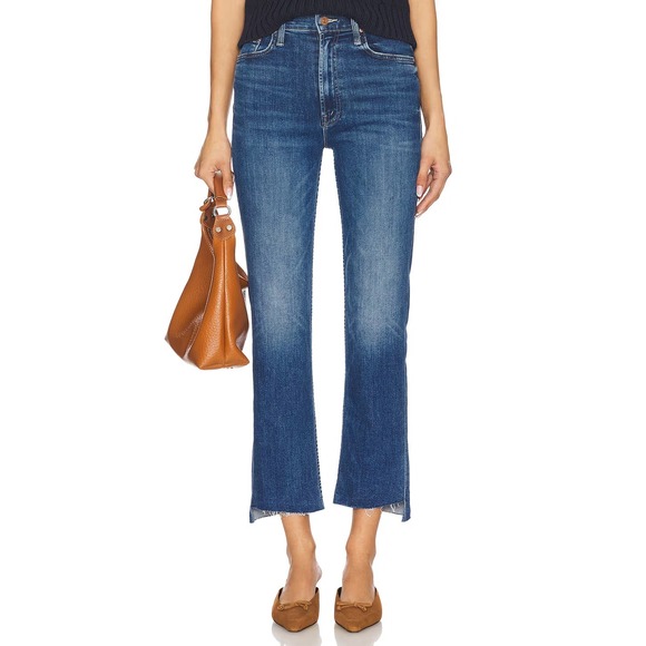 MOTHER Denim - NWT‎ MOTHER High Waisted Rider Ankle Step Fray in Over The Top Straight Jeans 27